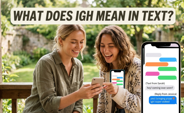 what does igh mean in text