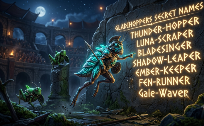 gladihoppers secret names