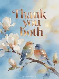 thank you both