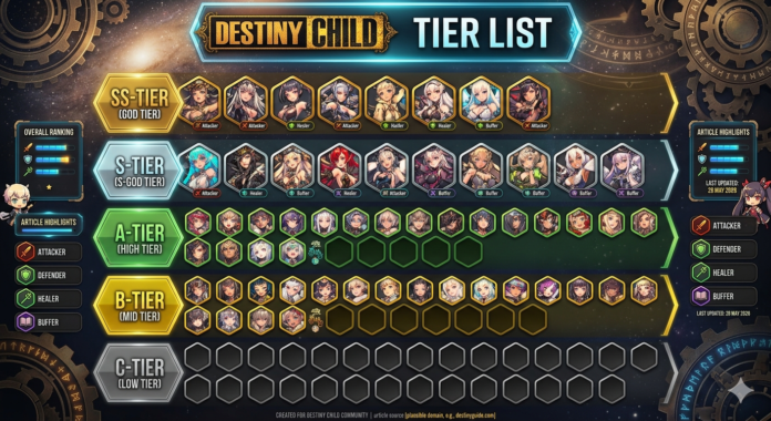 Destiny Child Tier List